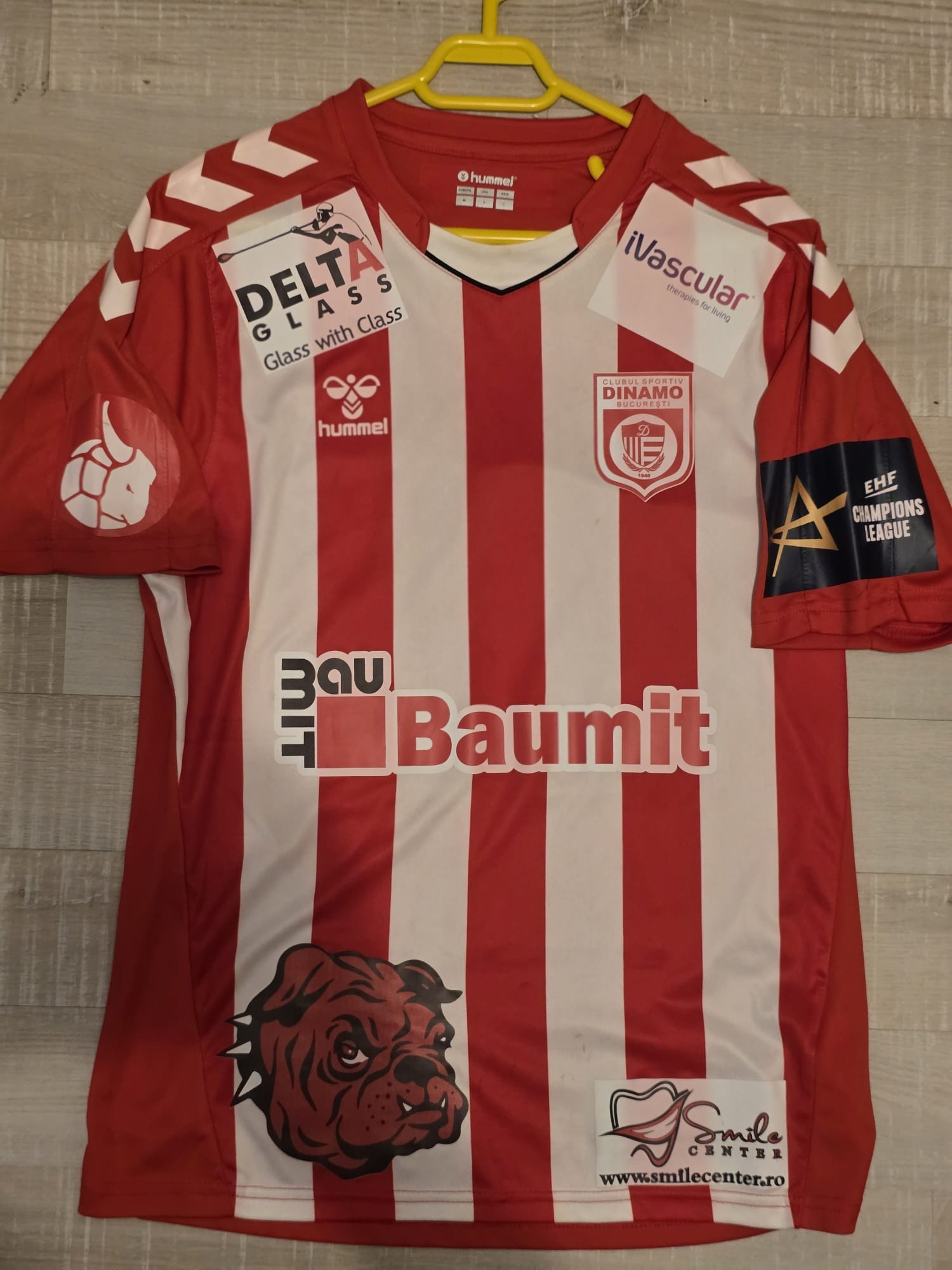 Schimb tricou CS Dinamo handbal , KUDUZ