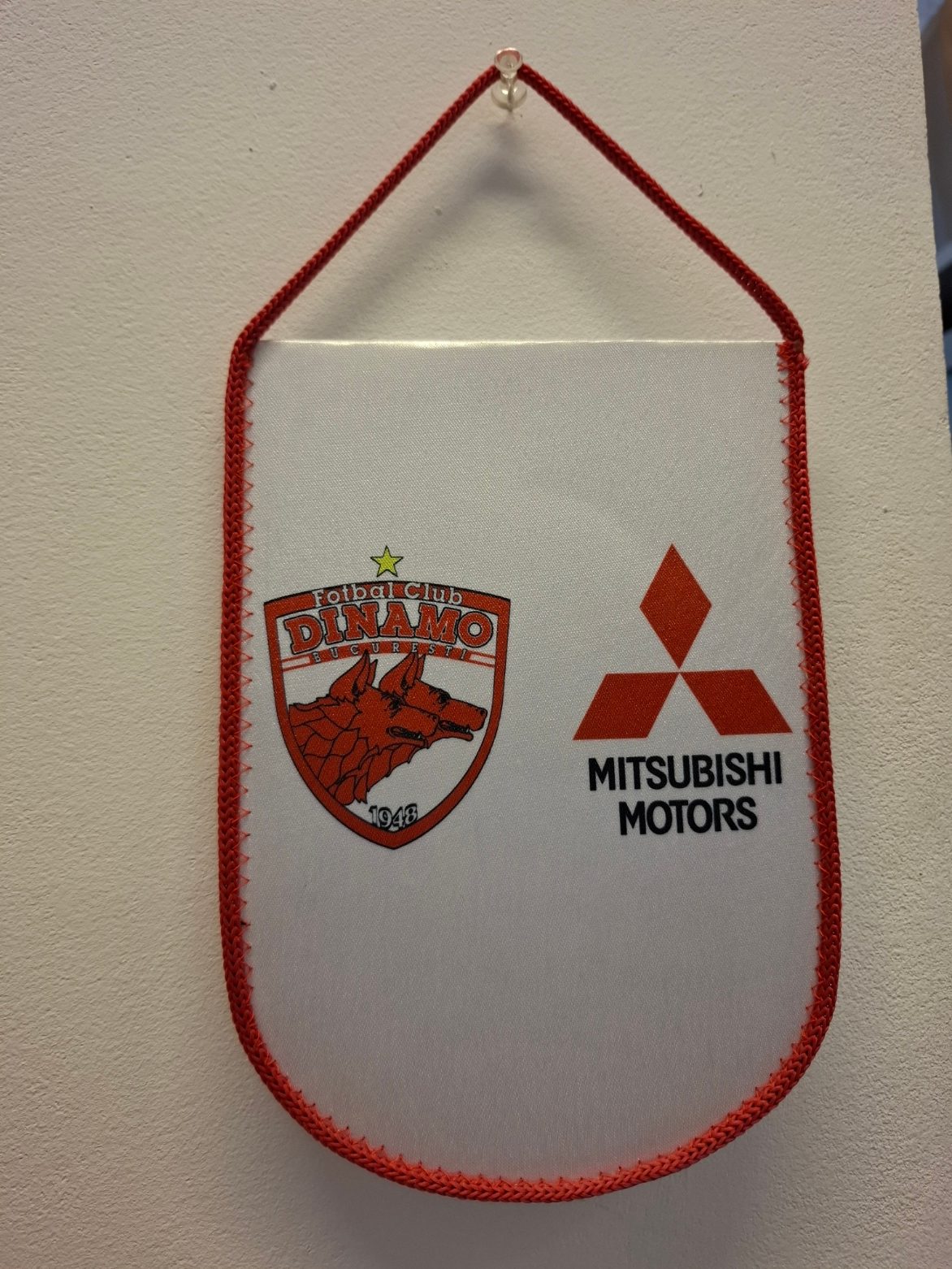 Fanion Dinamo Mitsubishi (sponsor in trecut).