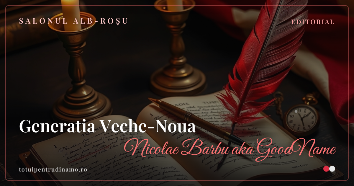 Sigiliul piesei „Generatia Veche-Noua" — Salonul alb-roșu